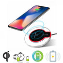 Fast Black/White USB Cable Universal Qi-Certified Charging Wireless Charger Pad
