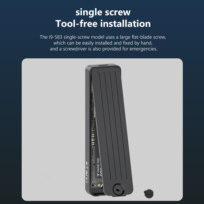 Strong Compatibility Hard Drive Box Aluminum Alloy for Game Lover Perfect Gift