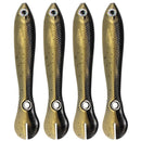 4pcs 10cm 6g Bionic Loach Fishing Lures Sinking Artificial Soft Baits (C)