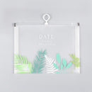 Matte Waterproof Pencil Case Transparent Document Bag Paper Holder File Folder
