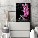 Diamond Painting Full Round Drill Angel Wings Rhinestone Modern Handmade Craft