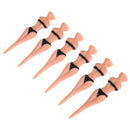 6pc/Set Plastic Bikini Lady Golf Tees Castle Tee Height Control 78mm Black Newly