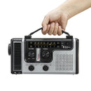 Portable Solar Powered Hand Crank Radio AM FM SW1 SW2 Multi-band Emergency