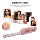 Women Hair Brush Scalp Massage Designed Anti-static Eight Claw Comb (Pink) Newly