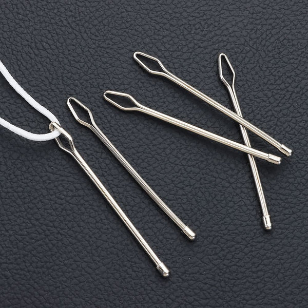 Wearing Threaders Guide Stainless Steel Elastic Rope Threader Easy Threaders