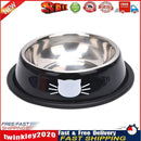 Dog Cat Thick Non-slip Bowl Elevated Drinking Bottle Pet Supplies (Black) Newly