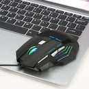 USB Wired Gaming Mouse 7 Buttons 5500DPI Adjustable LED Backlit for PC Laptop