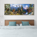 5D Rhinestone Mosaic Craft DIY Forest Animals Diamond Painting Picture Poster