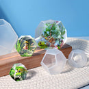 Three-Dimensional Pentagon Silicone Molds 7pcs Craft Supplies for Home Ornament