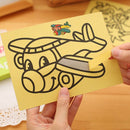Activities 10Pcs Graffiti DIY Handmade Sand Painting Handmade Materials Make
