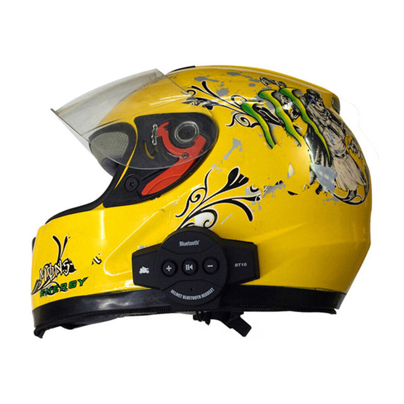 Motorcycle Helmet Headset Bluetooth-compatible 5.0 Handsfree Call Earphones