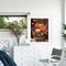 DIY Pumpkin and Bird Oil Paint by Numbers Drawing on Canvas Pictures Home Decor