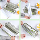 Cling Film Dispenser Holder Cutter Food Wrap Kitchen Foil Food Plastic Wrap ~