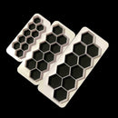 3Pcs Hexagon Fondant Cookie Cutter Cake Mold Fondant Decorating Tools Z8S1