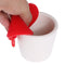 Silicone Dish Bowl Cleaning Brushes Scouring Pad Pot Pan Wash Brushes Red