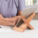 Book Stand Wooden Recipe Cookbook Holder Stand Kitchen Bookrest Display Rack_