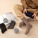 5 Paar Herren Wolle Kaschmir Dicke Sport Winter Warme Weiche Solide Neue Socken.