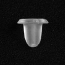 200pcs 4mm Silicone Ear Plugs Earring Ear Nuts Jewelry Findings