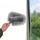 High-altitude Corner Round Dust Sweeping Cobweb Brush Cleaner Cleaning Tool