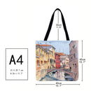 Fashion Women European Town Printing Shoulder Bag Casual Large Tote Handbag