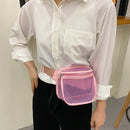 Chest Bag Women PVC Transparent Bum Fanny Packs Phone Pouch Travel Sport Purse