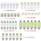 Door Plates ETC Inside Bulb Kit Combo LED Car Interior Light License Plate Lamp