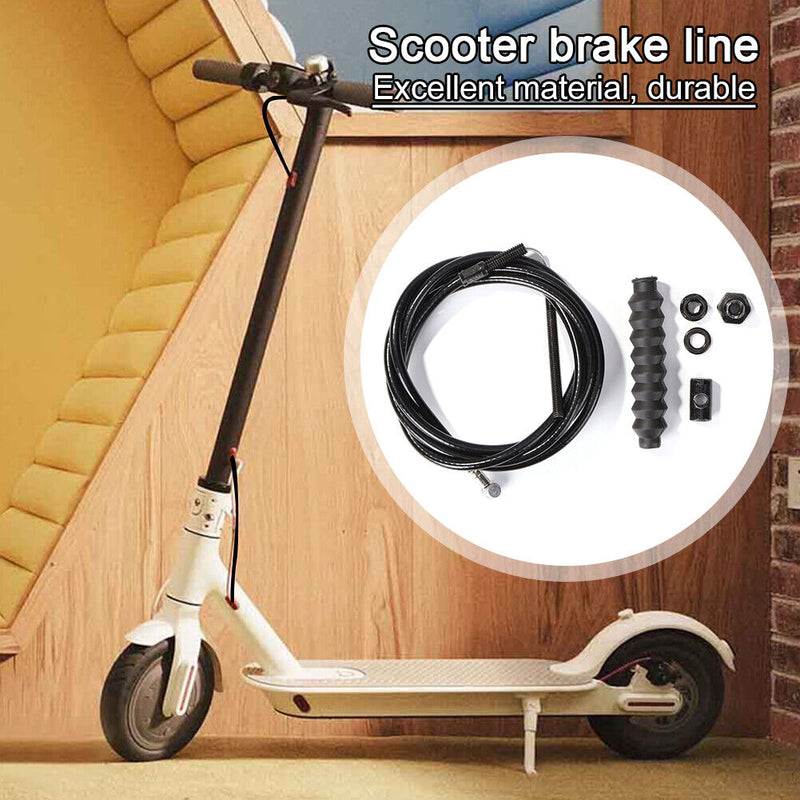 Electric Scooter Front Wheel Brake Lines for MAX G30 Ebike Steel PVC Parts