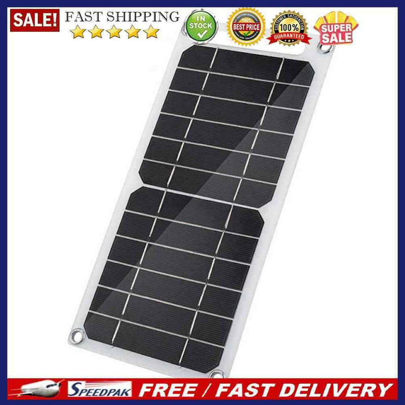 USB Solar Panel 6W 5V Portable Camping Travel Solar Charger Generator Power