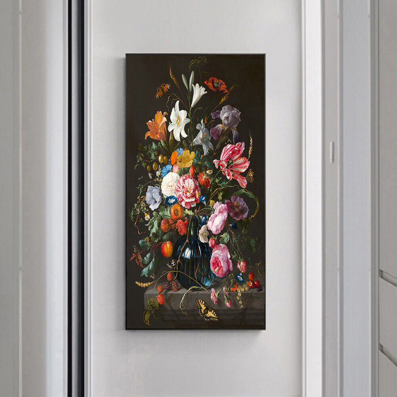 Oil Paint By Numbers Picture DIY Drawing Painting Colorful Flower Handmade Art