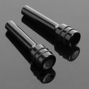 Universal Car Door Lock Knob Aluminum Alloy Door Lock Knob 2 inch (Black) Newly