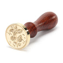 DIY Plant Pattern Seal Stamp Scrapbooking Photo Album Sealing Wax Stamp Craft
