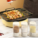 Salt Control Bottle Press Quantitative Seasoning Jar BBQ Limit Salt Shaker Newly