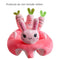 Creative Cartoon Baby Sofa Cover Learn to Sit Seat Feeding Chair Case (E) Newly