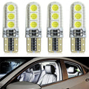 COB 12V Silicone License Plate Light Dome Map Car LED Reading Bulbs T10 W5W