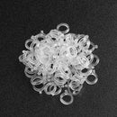 100pcs White PE Pellet Bait Lure Bands for Carp Coarse Fishing Tackle (3mm)