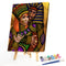 Poker Face Paint By Numbers Kit DIY Frameless Picture On Canvas Art Craft Newly