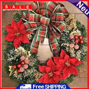 5D Christmas Wreath Mosaic Diamond Painting Drawing Full Round Drill DIY Craft