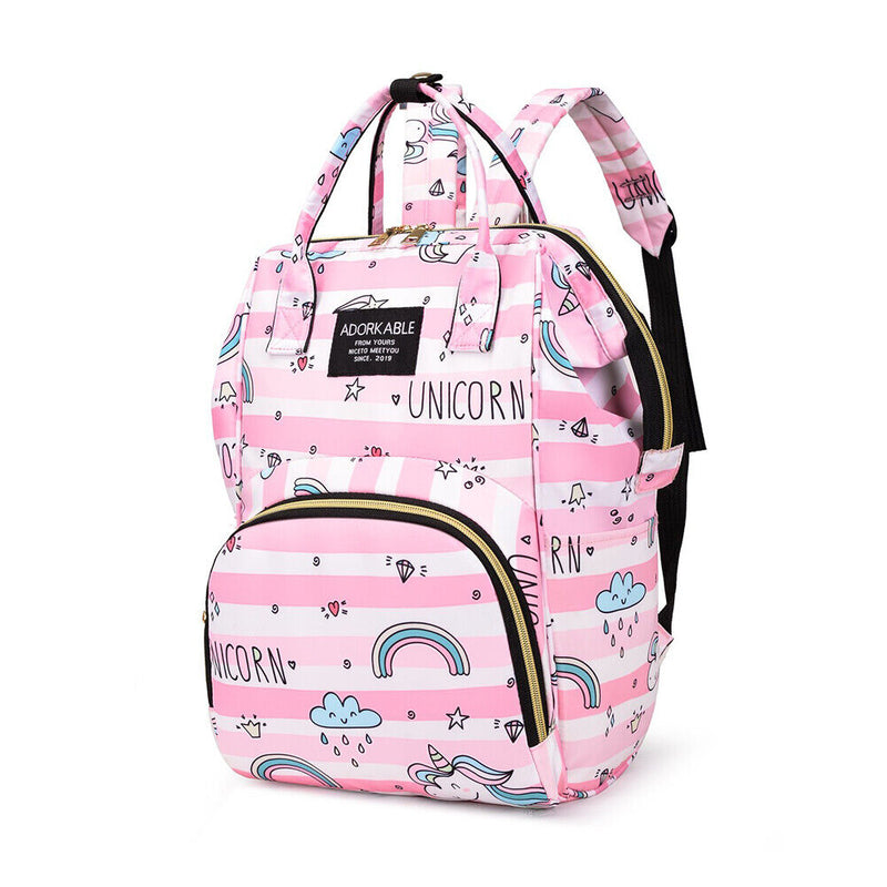 Women Print Large Mummy Diaper Bag Scroller Organizer Fashion Maternity Handbags