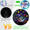 LED Rotating Night Lights Starry Sky Projection Lamp for Bedroom (Black)