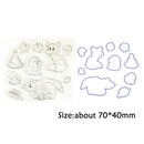 Snowvirtuos 1pc Carbon Steel Cutting Tools Stencils Animal Pattern Scrapboo