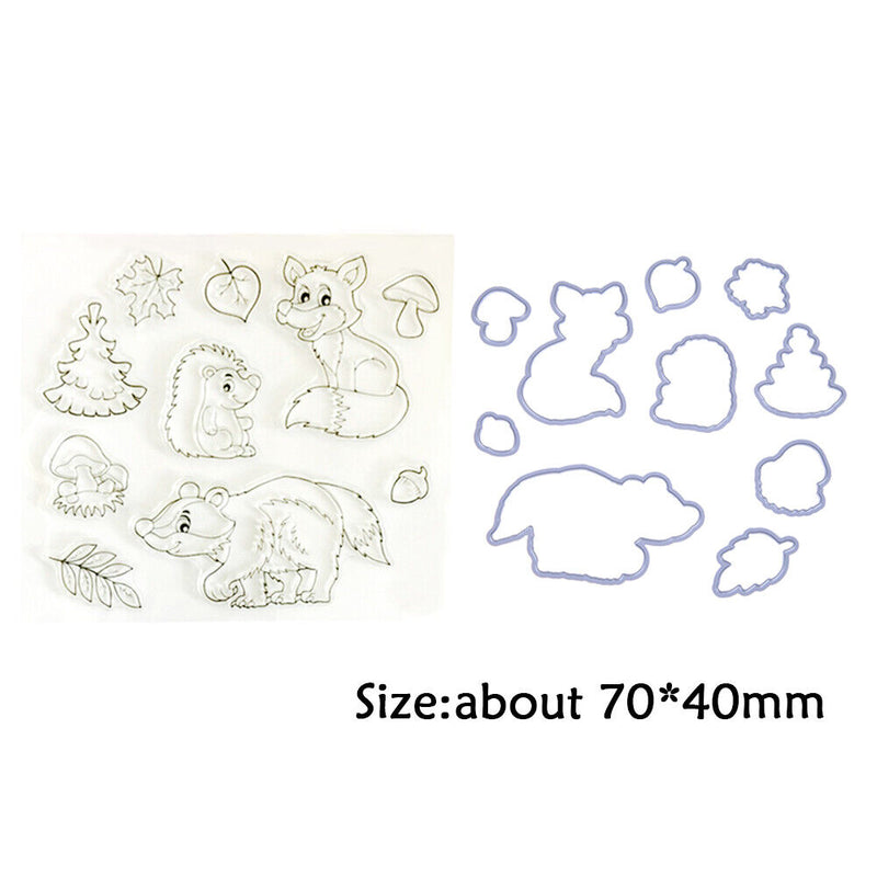 Snowvirtuos 1pc Carbon Steel Cutting Tools Stencils Animal Pattern Scrapboo