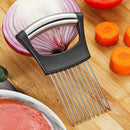 Fish Meat Cutting Vegetable Holder Food Slice Assistant Cutter Onion Slicer
