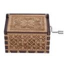 Retro Wooden Merry Christmas Music Box Storage Box Ornament Gift (Wood)