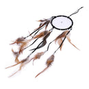 Black Handmade  Feathers Dream Catcher Wall Hanging Home Car Decor Craft Newly