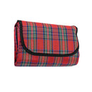 Picnic Blanket Mat Waterproof Outdoor Camp Travel Beach Plaid Rug (Red) Newly