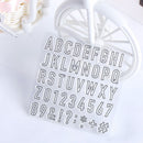 Scrapbooking Alphabet Transparent Stamp Flower Silicone Rubber Christmas Tree
