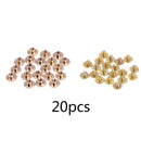 20pcs Copper Leather Craft Belt Wallet Solid Brass Nail Rivets Screws(3) Newly