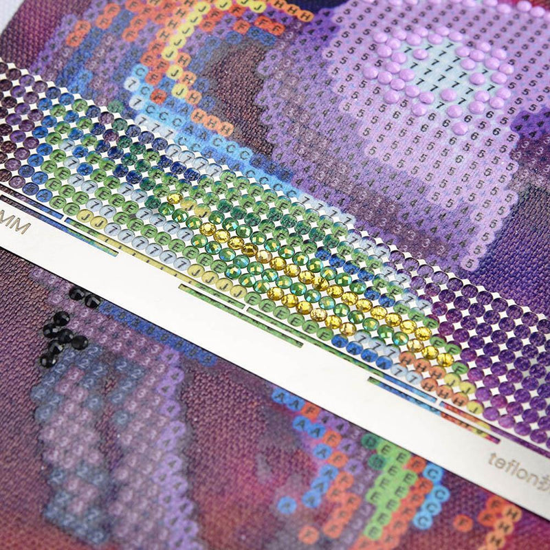 Stainless Steel Diamond Painting Ruler for DIY Sewing Embroidery Patchwork Newly