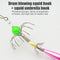 #A Double Row Squid Umbrella Hook Carbon Steel Sea Fishing Hook Fishing Accessor