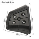 5 Keys Car Steering Wheel Switch for Benz ML/GL-Class W164 (Left Black)